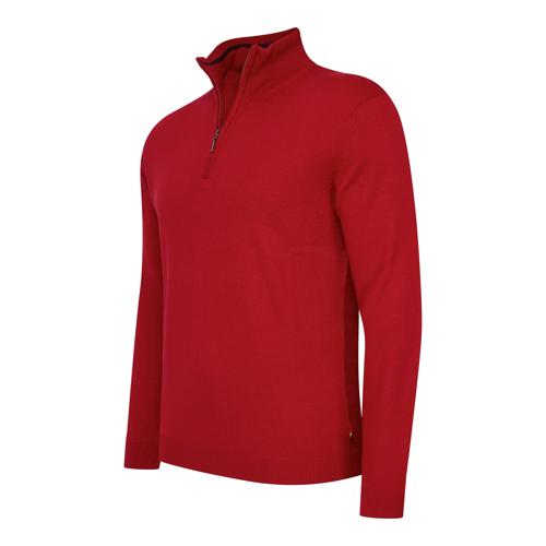 Heren Bergamo Zip Pullover Cappuccino Italia