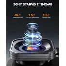 Wolfbox X5 Touch 3CH 4K Wifi GPS 128gb