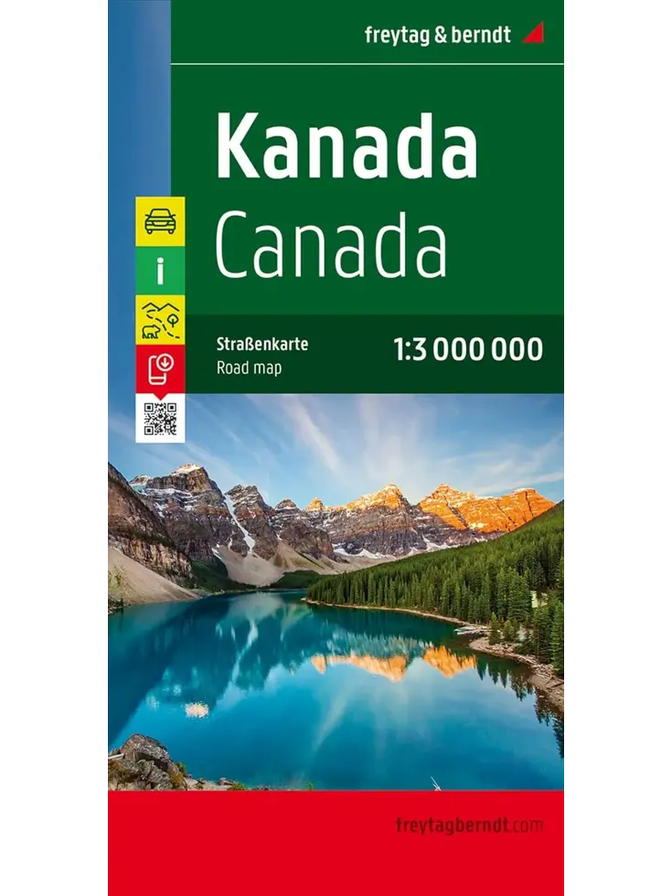 Wegenkaart Canada