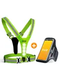 Hardloopvest oplaadbaar + Sportarmband