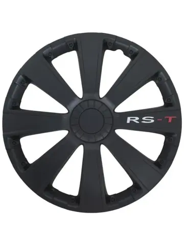 Wieldoppen set - 13 inch - RS-T Zwart