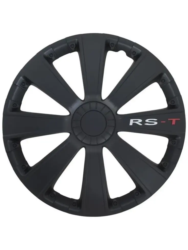 Wieldoppen set - 14 inch - RS-T Zwart