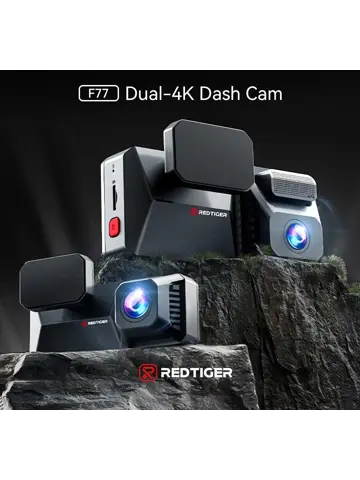 F77 V1 4K Touch Wifi GPS 2CH 128gb dashcam