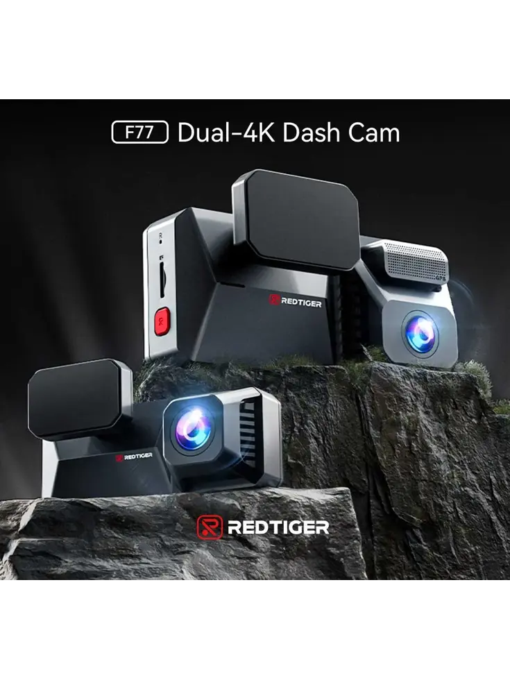 F77 V2 4K Touch Wifi GPS 2CH 256gb dashcam