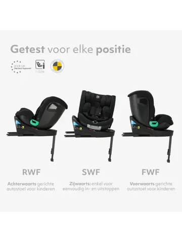 Chase Luxe i-Size Autostoel - Isofix + steunpoot