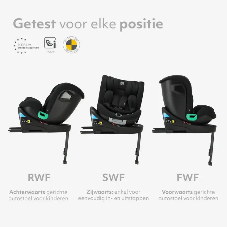 Chase Luxe i-Size Autostoel - Isofix + steunpoot