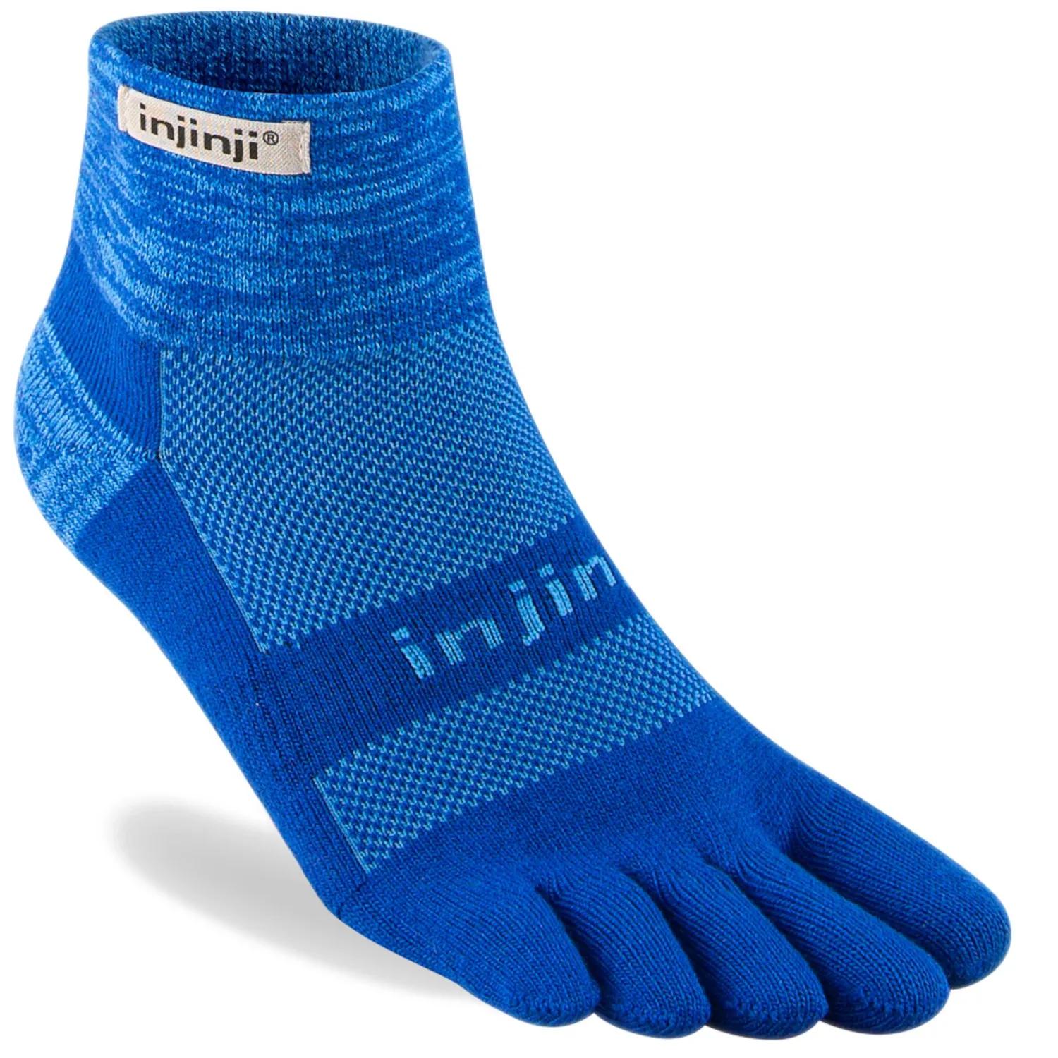 Injinji  Trail Midweight Mini-Crew  sokken  Blauw