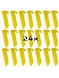 Tentharingen - 23 Cm Geel - 24 Stuks -