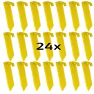 Tentharingen - 23 Cm Geel - 24 Stuks - Hem