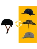 Vizorz SwitchCap fietshelm - Brown base cap