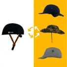 Vizorz SwitchCap fietshelm Brown base cap