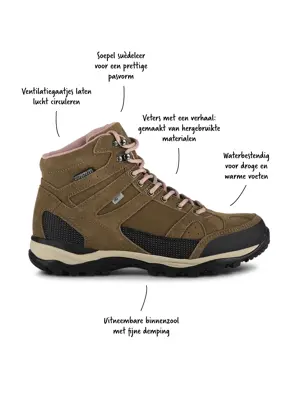 Eefde - Hoge wandelschoenen dames - Human Nature