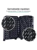 Reiskoffer M ABS 74L met TSA-slot en 360° wielen
