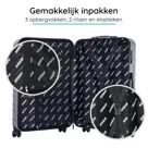 BlockTravel reiskoffer - M - TSA-slot - 74L