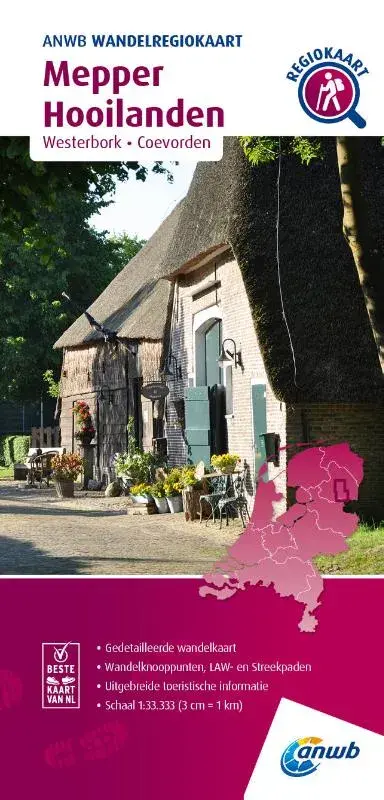 ANWB Wandelkaart Meppeler Hooilanden