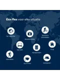 Waterfilter - Eco-Active 1 Liter - Zilver