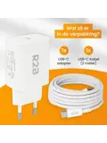 USB-C Kabel 2 meter met USB-C Adapter