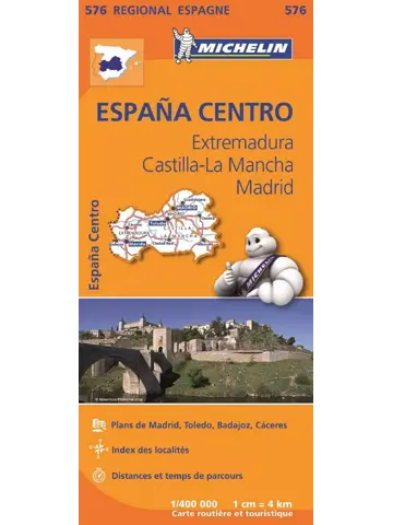 Michelin wegenkaart Regional 576 Spanje midden