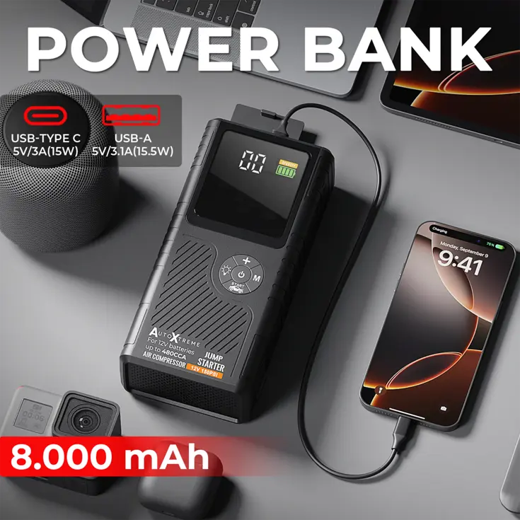 Boost Air Micro - Compressor Jumpstarter - 480CCA