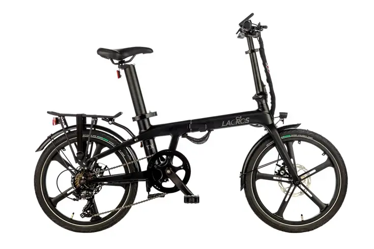 Lacros TX Carbon zwart opvouwbare e-bike