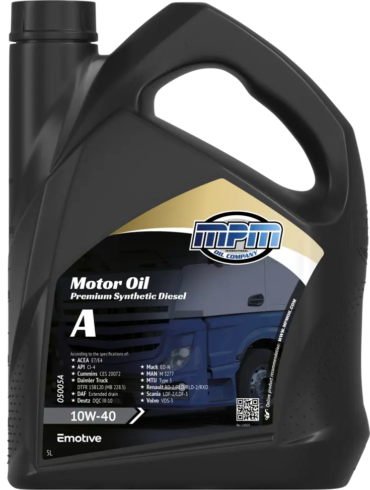 Motorolie 10w40 premium synthetic diesel | 5