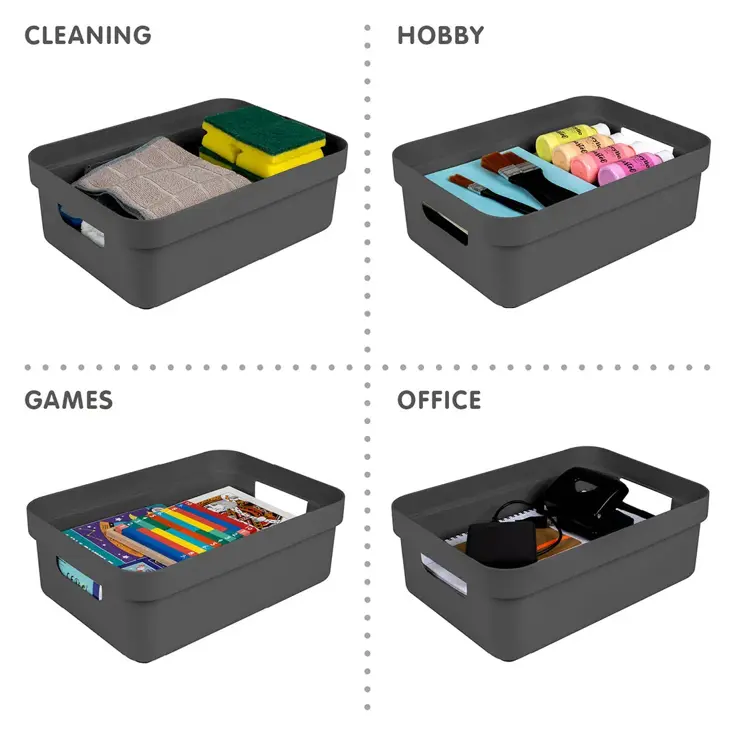 Sigma home - Opbergbox - 9L - 6-delig