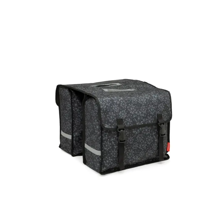 Fietstas Dubbel Tara Zwart 25 Liter