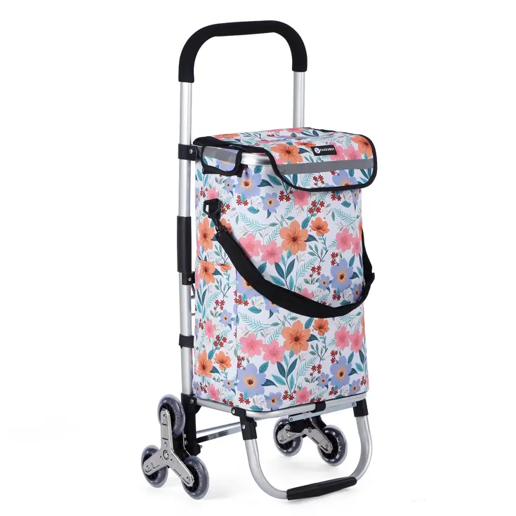 Boodschappentrolley 40L - Trapwielen