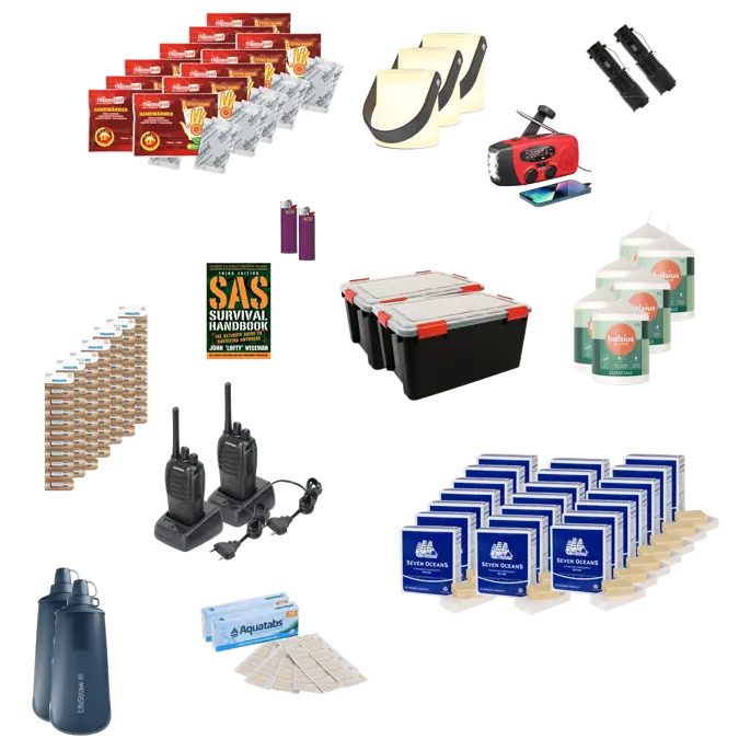 3-persoons Blackout Pack 7 dagen - SOS Central