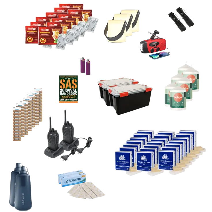 3-persoons Blackout Pack 7 dagen - SOS Central