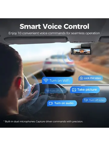 M360 2CH 4K Wifi GPS 64gb dashcam