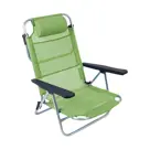 Bo-Camp - Beach chair - Monaco - Aluminium - Grijs
