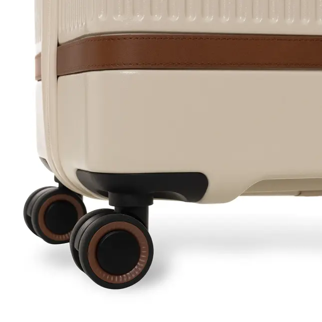 Zuna - Middelmaat koffer - Leren handvatten - 65cm