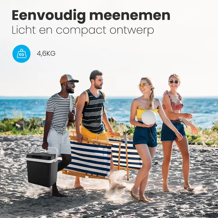 Koelbox Elektrisch 25L – Zwart