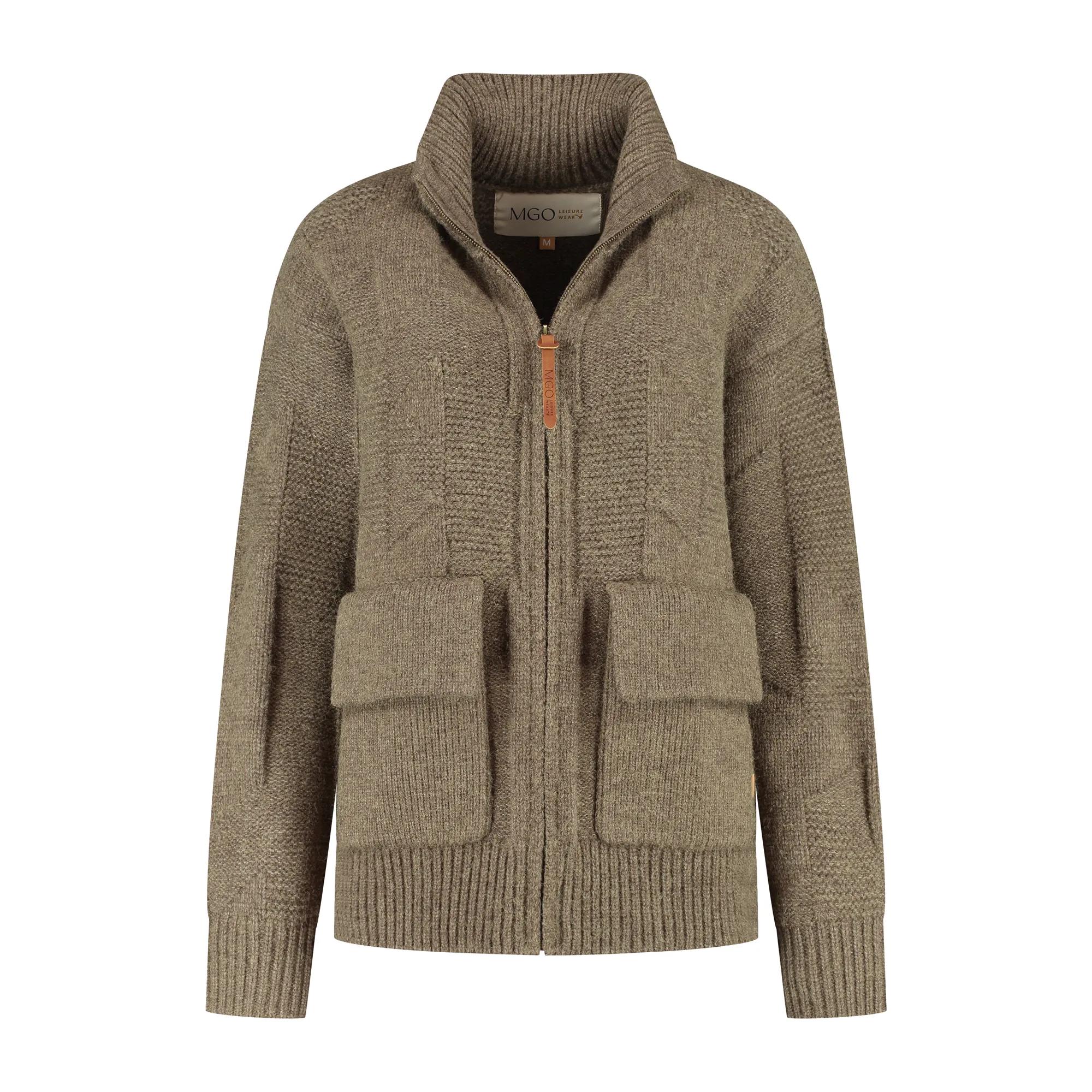 Gevoerd Gebreid Vest met Rits voor Heren - Victor – Fashablo Mode