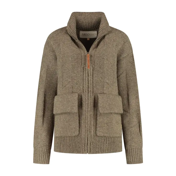 MGO Tamar Dames - Outdoorvest - Grof gebreid