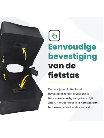Voltano Dubbele Fietstas XL 48 Liter