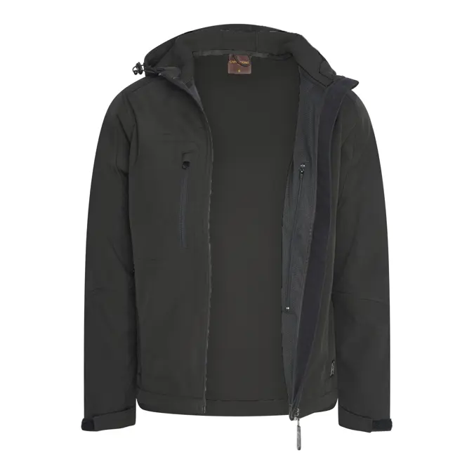 Heren Softshell Hooded Jacket Cappuccino Italia