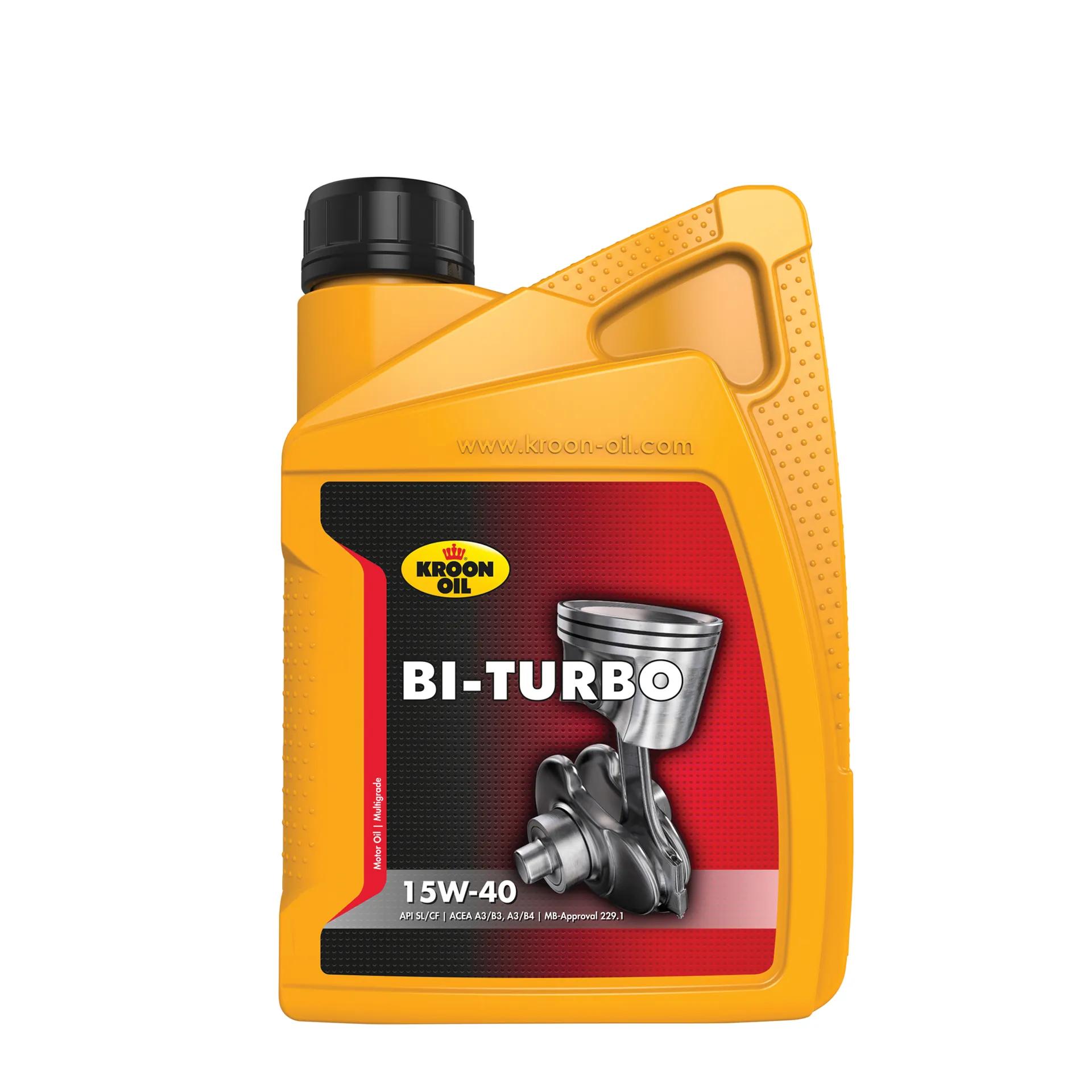 Kroon-oil  motorolie Bi-Turbo 15W-40 1L  Geel main product image