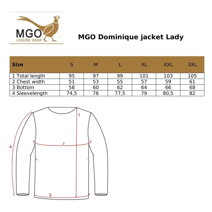 Dominique - Dames waterdichte jas - MGO