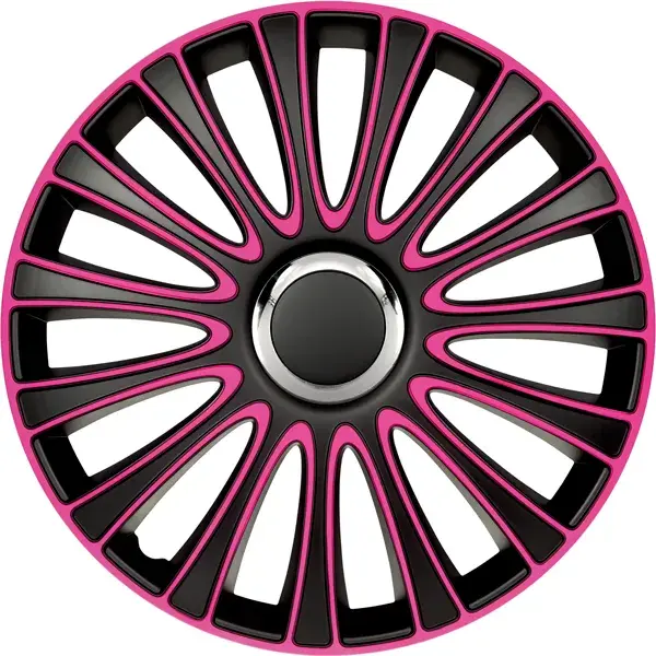 Wieldoppen Roze set van 4 - 16 inch