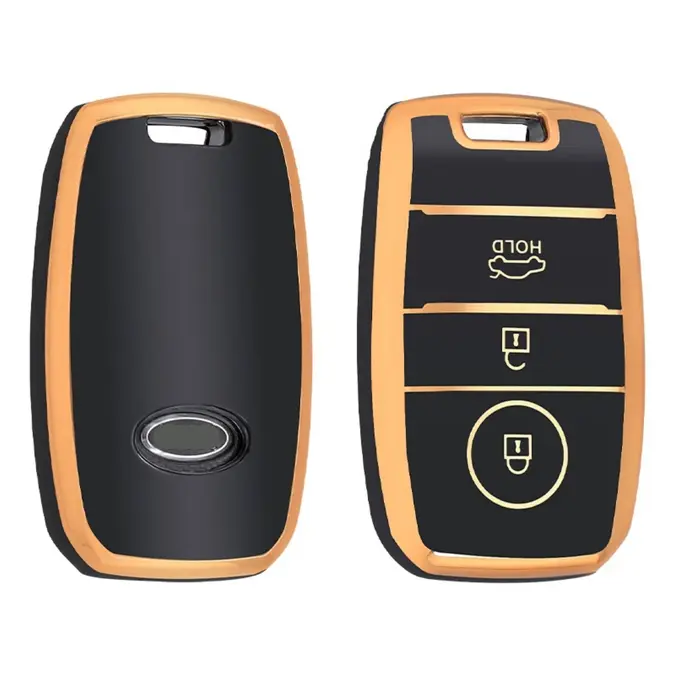 Dutch Shield Sleutelhoesje  Kia goud A3