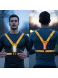 Hardloopvest met verlichting oplaadbaar