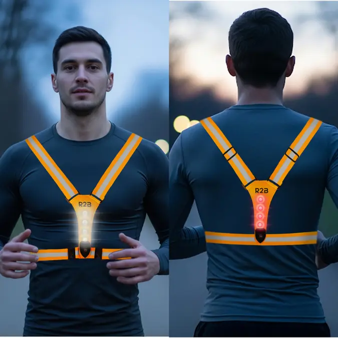 R2B Hardloopvest oplaadbaar