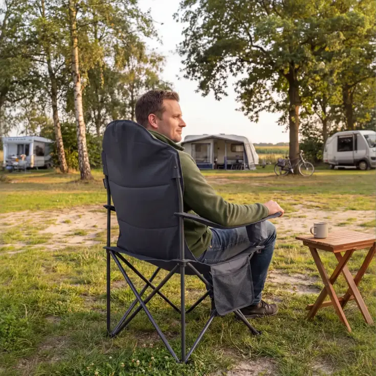Campingstoel - Opvouwbaar - 160KG - Kampeerstoel