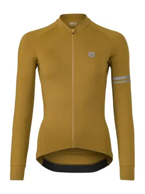 Solid Fietsshirt Lange Mouwen Performance  Dames
