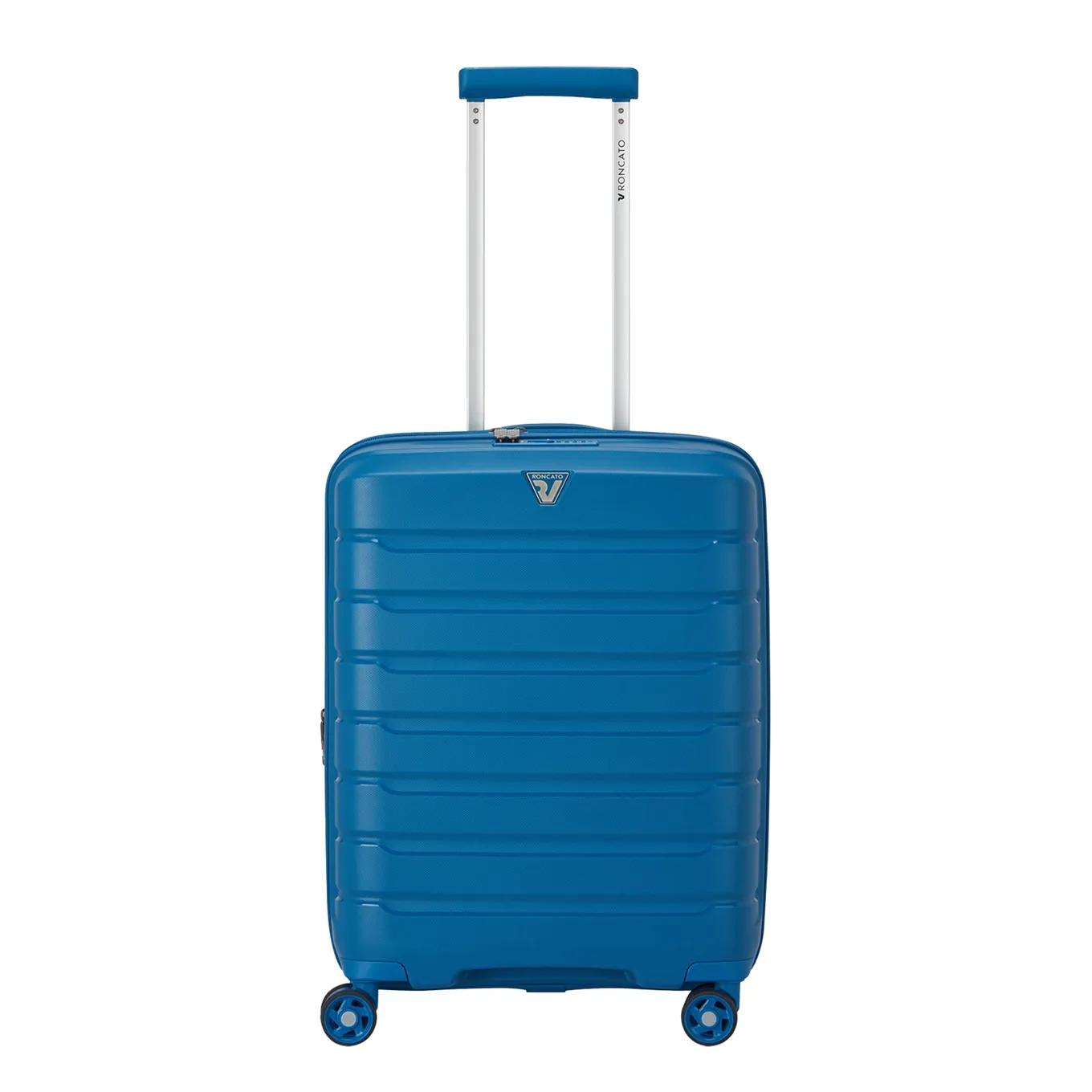 Roncato  B-Flying expandable trolley 55 Blauw  Blauw main product image