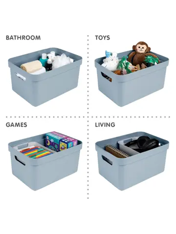 Sigma home - Opbergbox - 13L - 6-delig