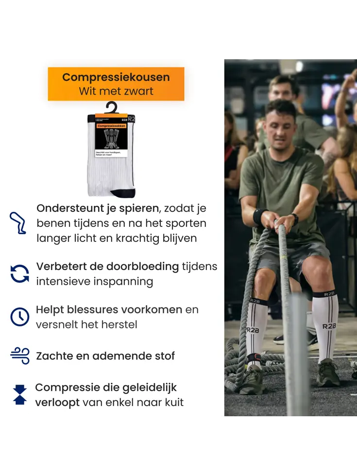 Sport Compressiekousen - Sokken Hardlopen