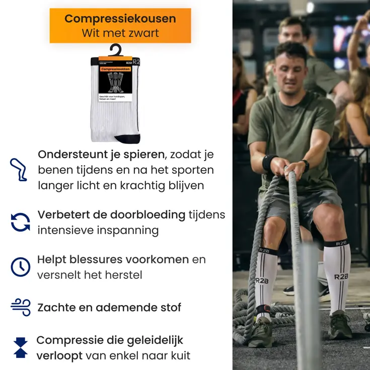 Sport Compressiekousen - Sokken Hardlopen